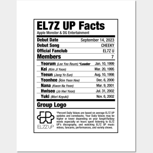 EL7Z UP Nutritional Facts Posters and Art